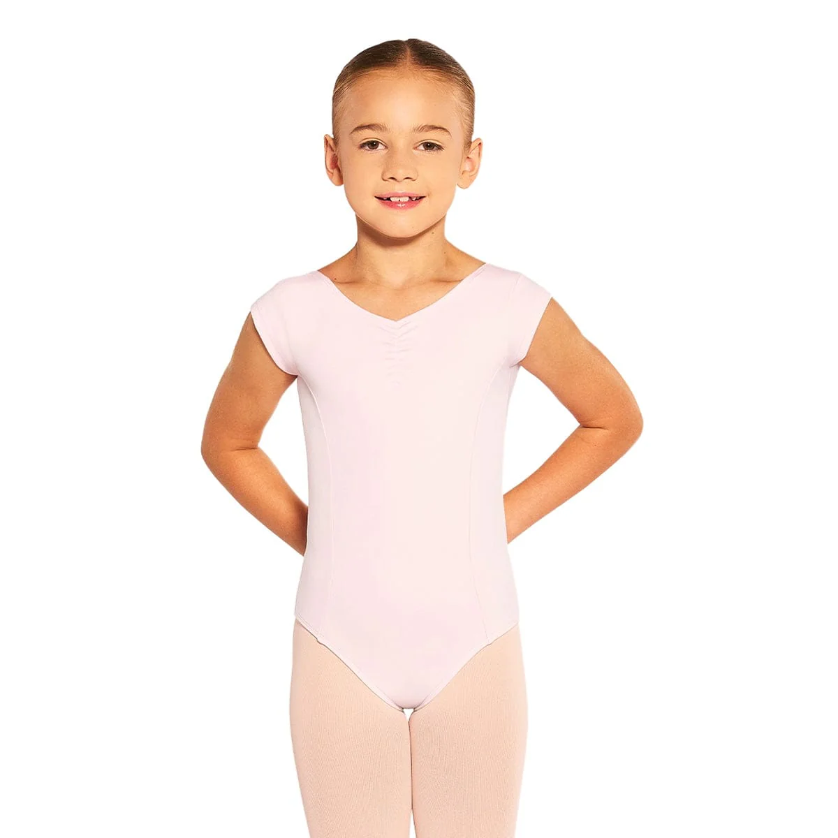 Eurotard Child Microfiber Princess Seam Cap Sleeve Leotard