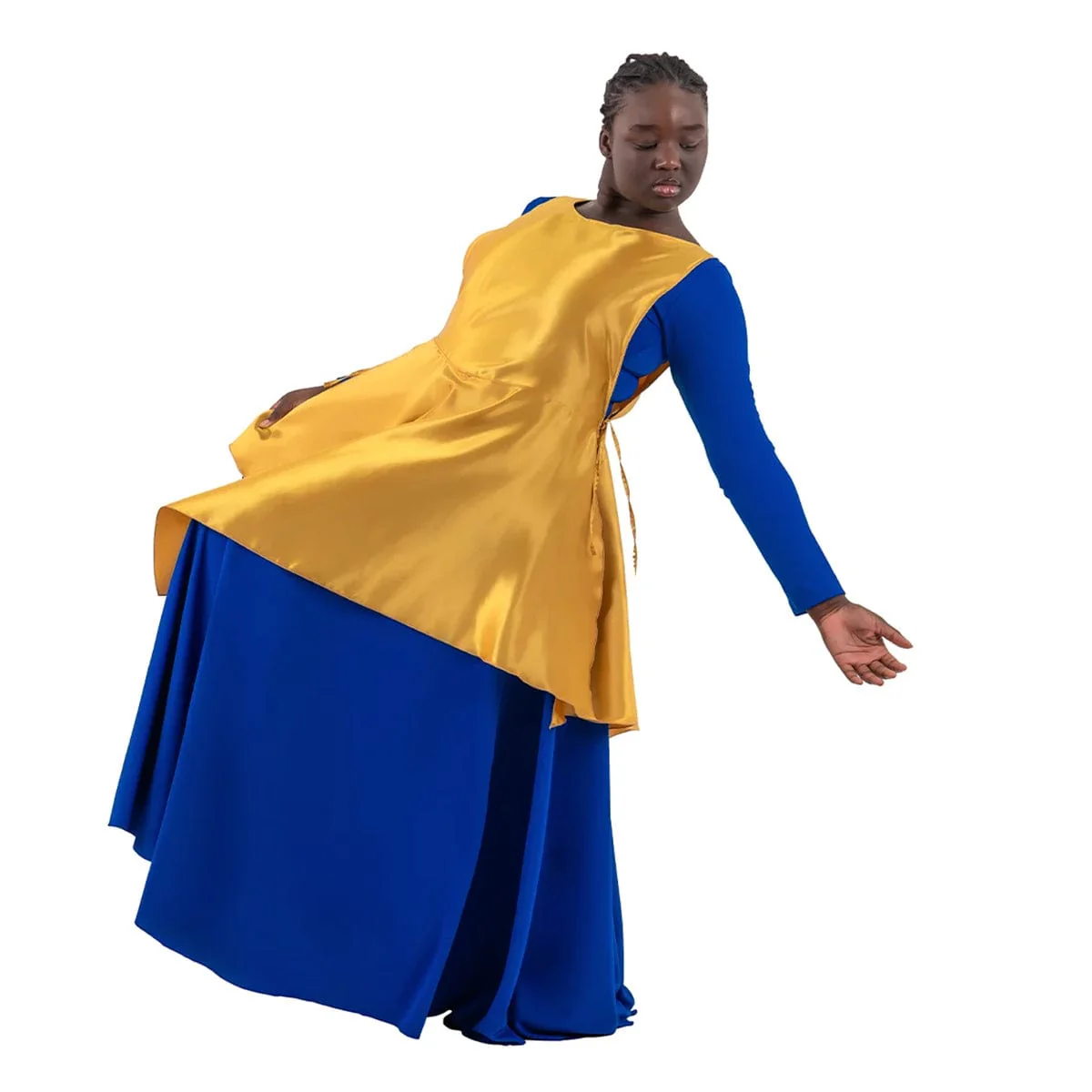 Eurotard Child Rose of Sharon Satin Peplum Ephod - Image 9