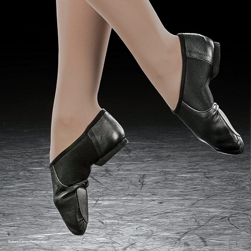 Eurotard Child's Axle Slip On Jazz Shoes - Black - Image 3