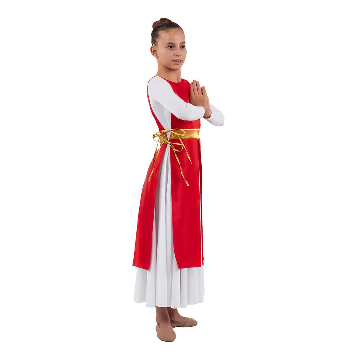 Eurotard Child's Rose of Sharon Satin Four Panel Ephod - Image 2
