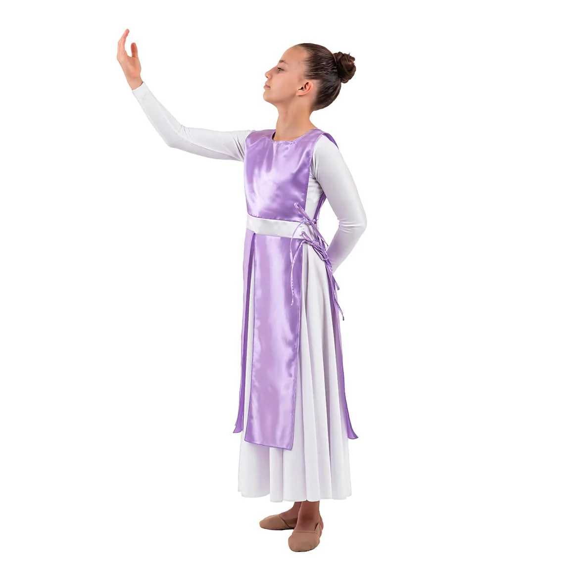 Eurotard Child's Rose of Sharon Satin Four Panel Ephod - Image 4