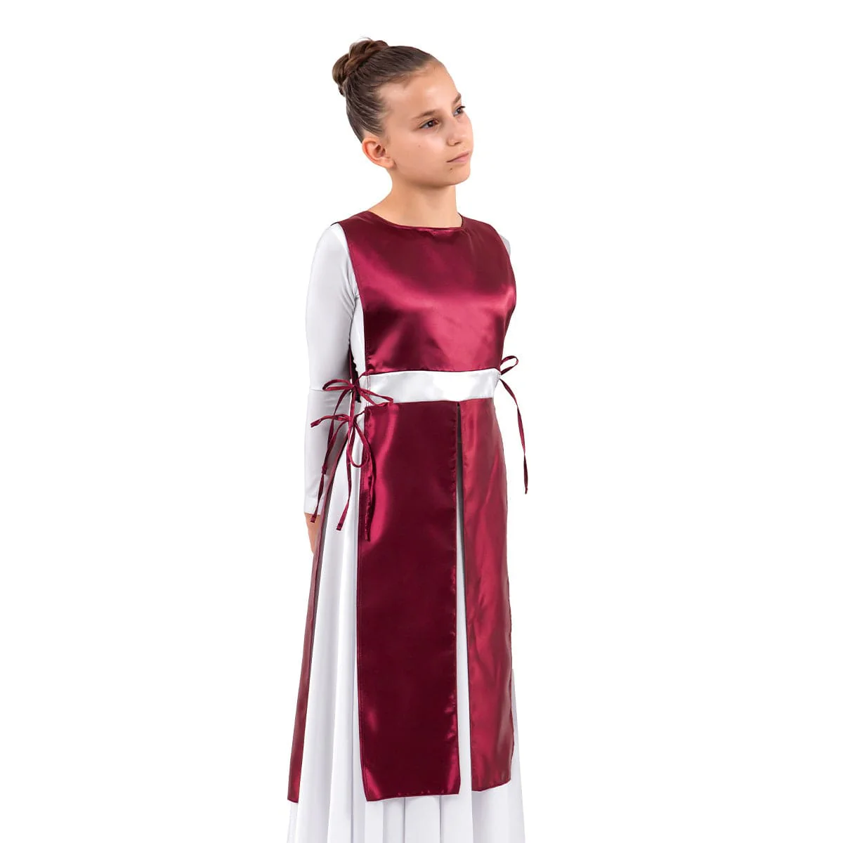 Eurotard Child's Rose of Sharon Satin Four Panel Ephod - Image 5