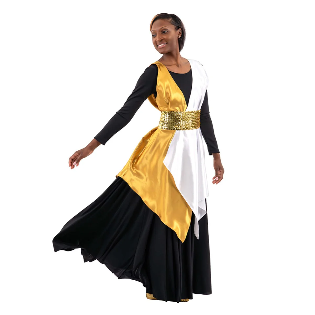 Eurotard Child's Rose of Sharon Satin Single Shoulder Petal Overlay - Image 13
