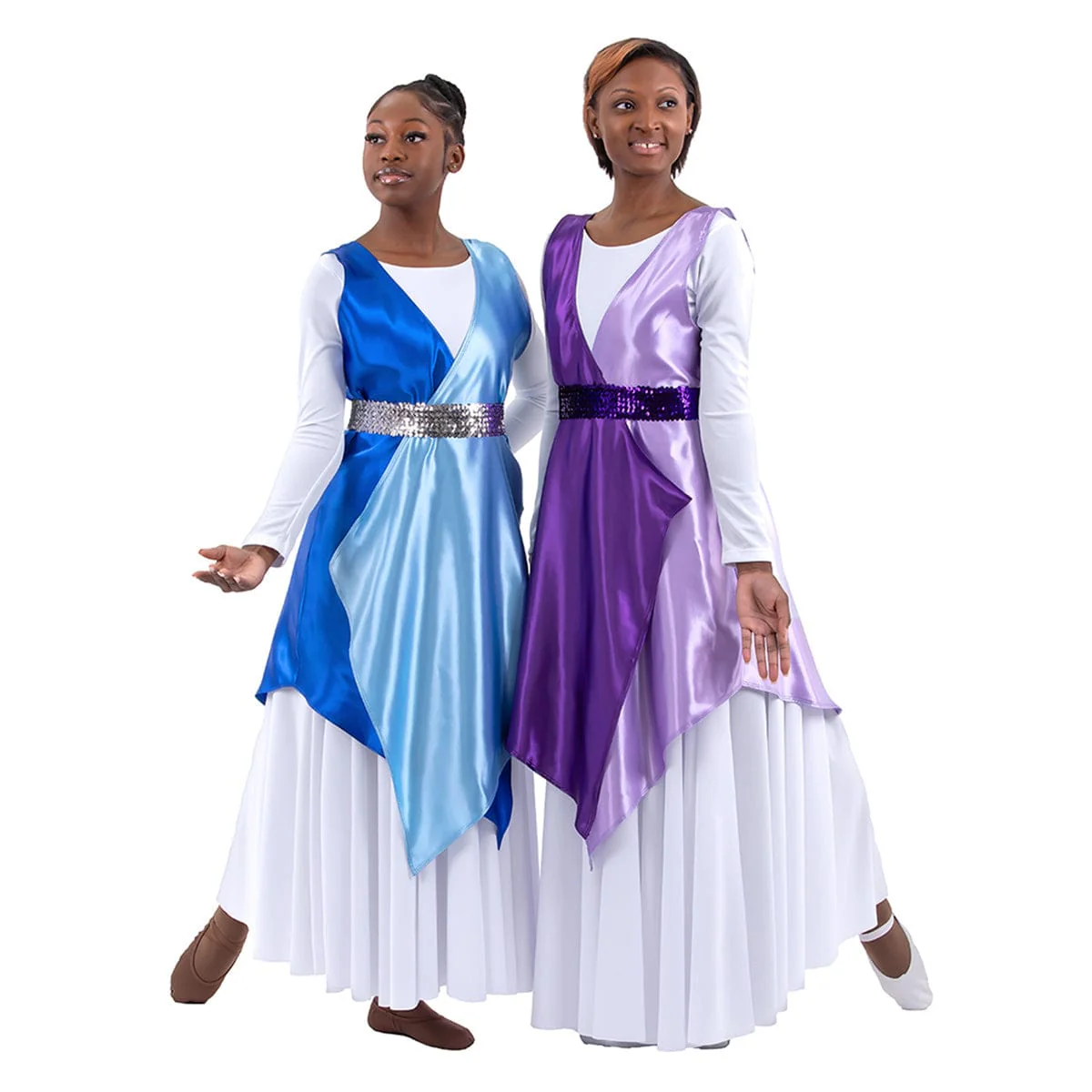 Eurotard Child's Rose of Sharon Satin Single Shoulder Petal Overlay - Image 4