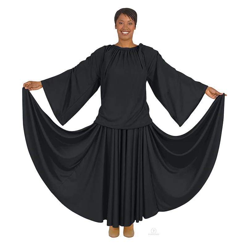 Eurotard Unisex Polyester Angel Sleeve Blouse - Image 5