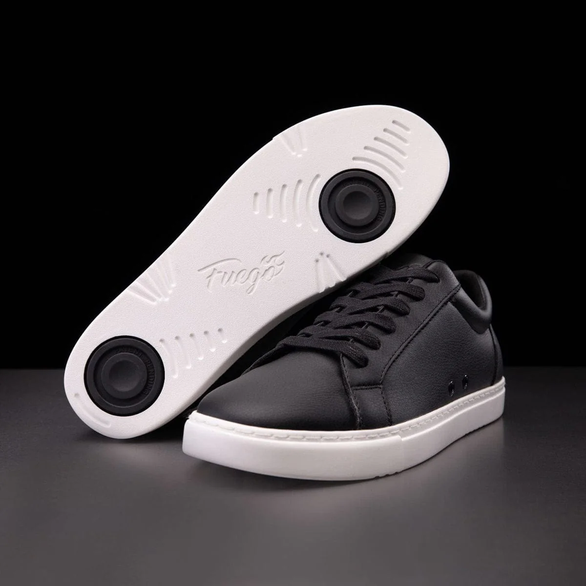 Fuego Adult Low-Top Dance Sneakers - Black - Image 3