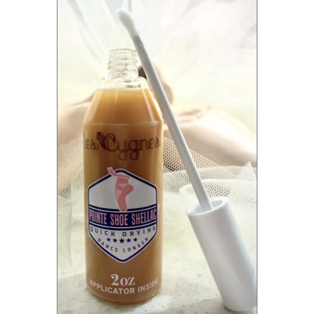 Les Cygnes Pointe Shoe Shellac - Image 3