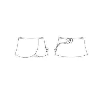 Mirella Georgette Wrap Skirt - Image 3