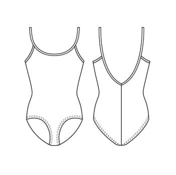 Mirella Girl's Camisole Leotard - Image 3