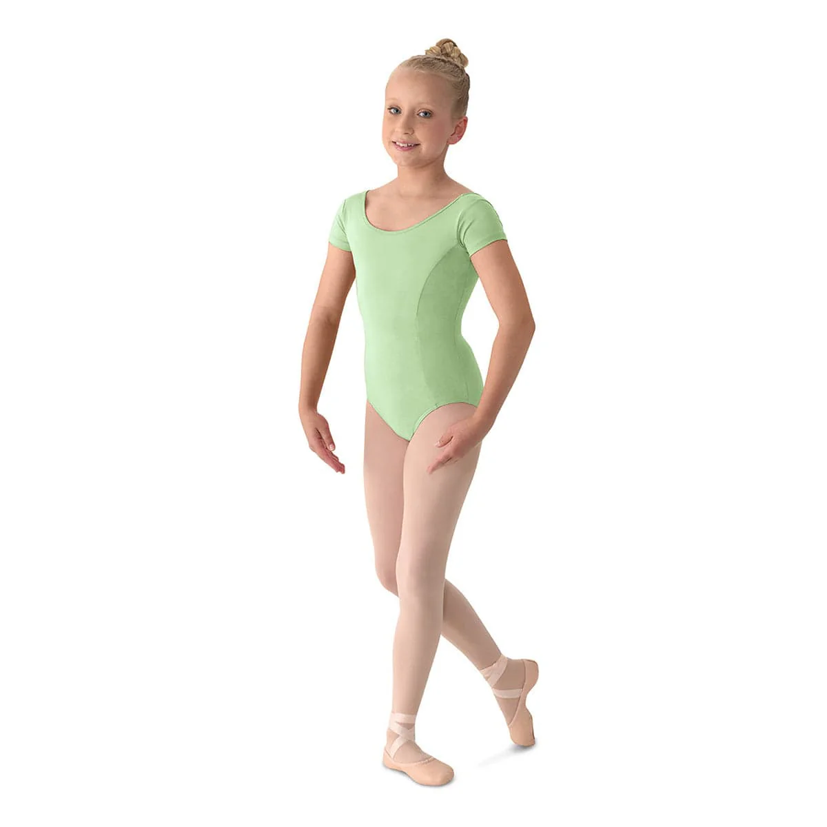 Mirella Girl's Cap Sleeve Leotard - Image 13