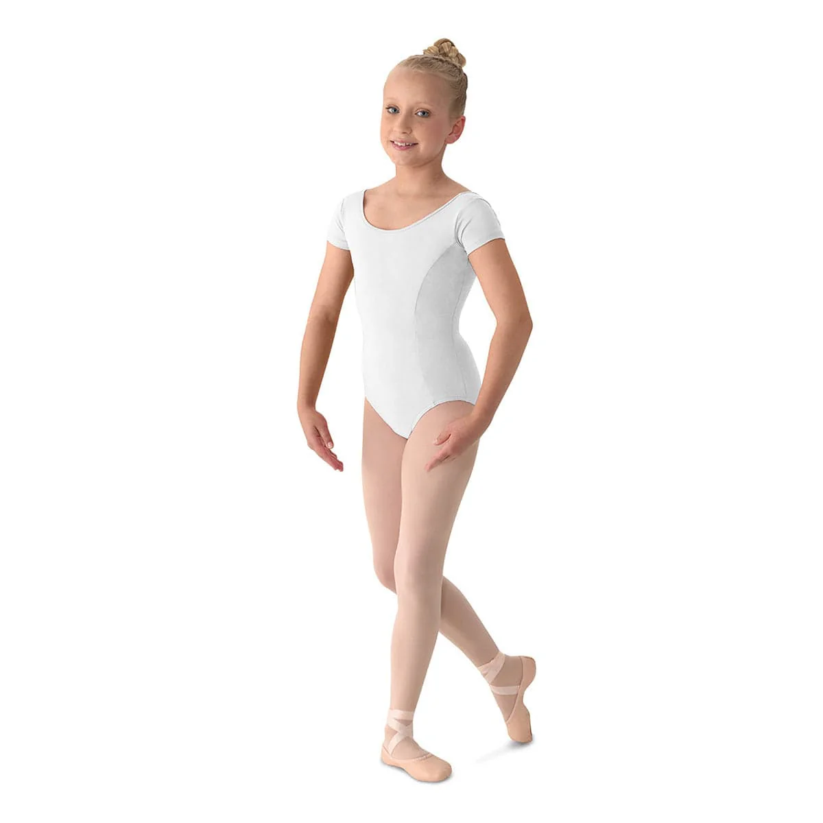 Mirella Girl's Cap Sleeve Leotard - Image 14