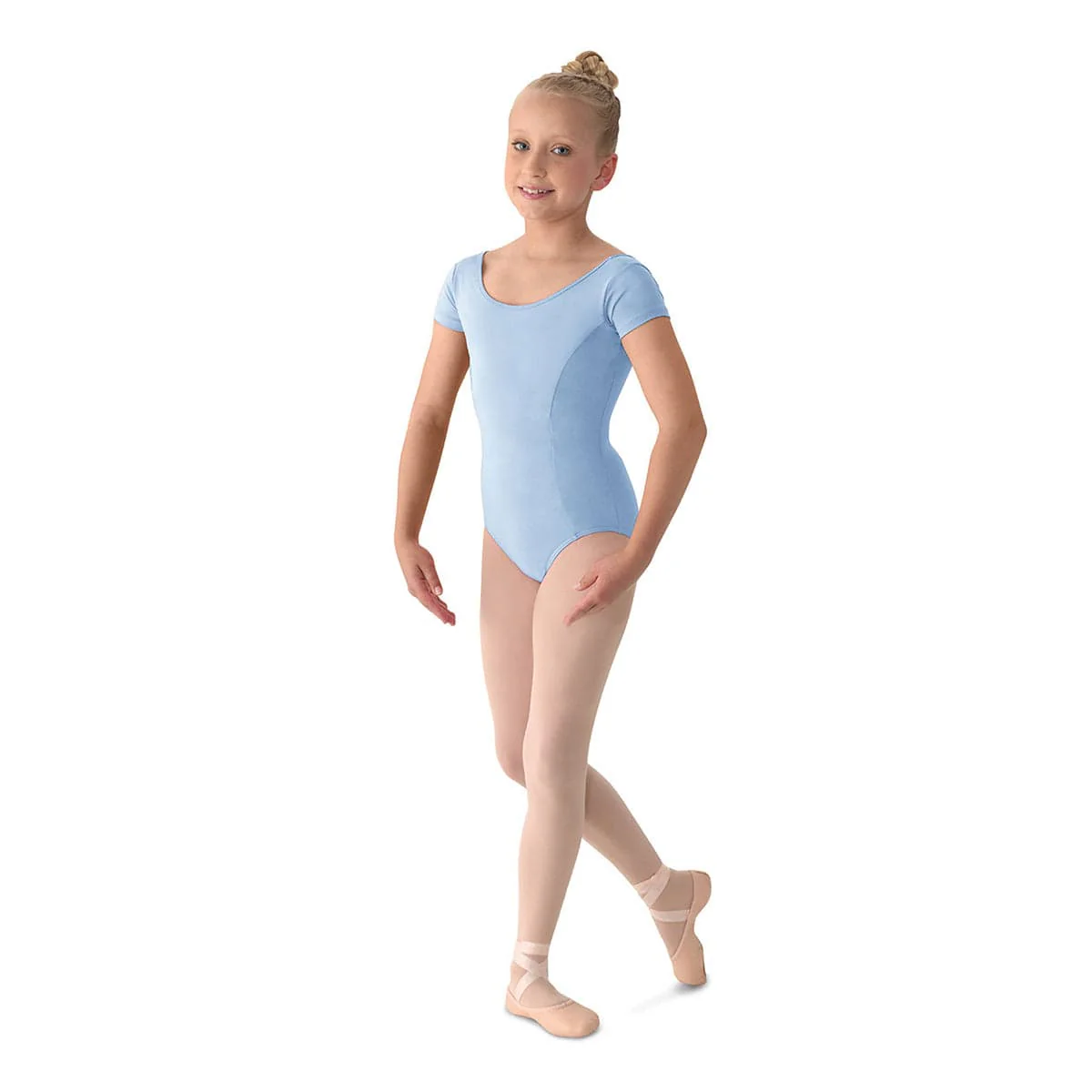 Mirella Girl's Cap Sleeve Leotard - Image 8