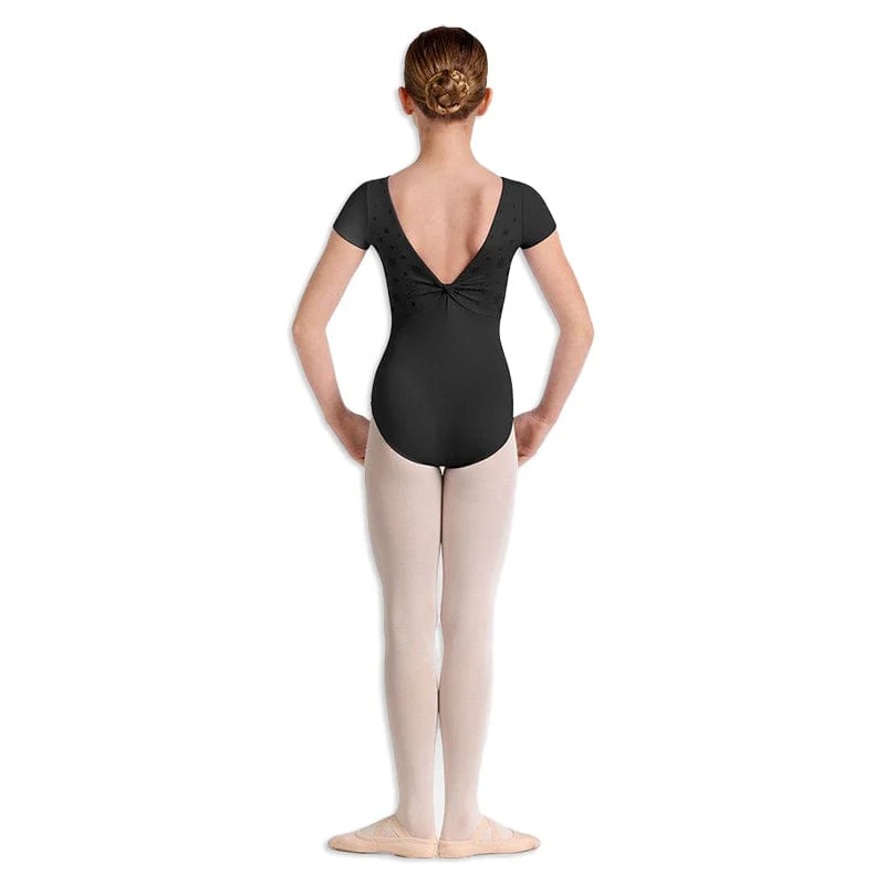 Mirella Girls Kaleidoscope Boatneck Leotard - Image 2