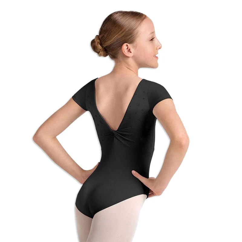 Mirella Girls Kaleidoscope Boatneck Leotard - Image 3