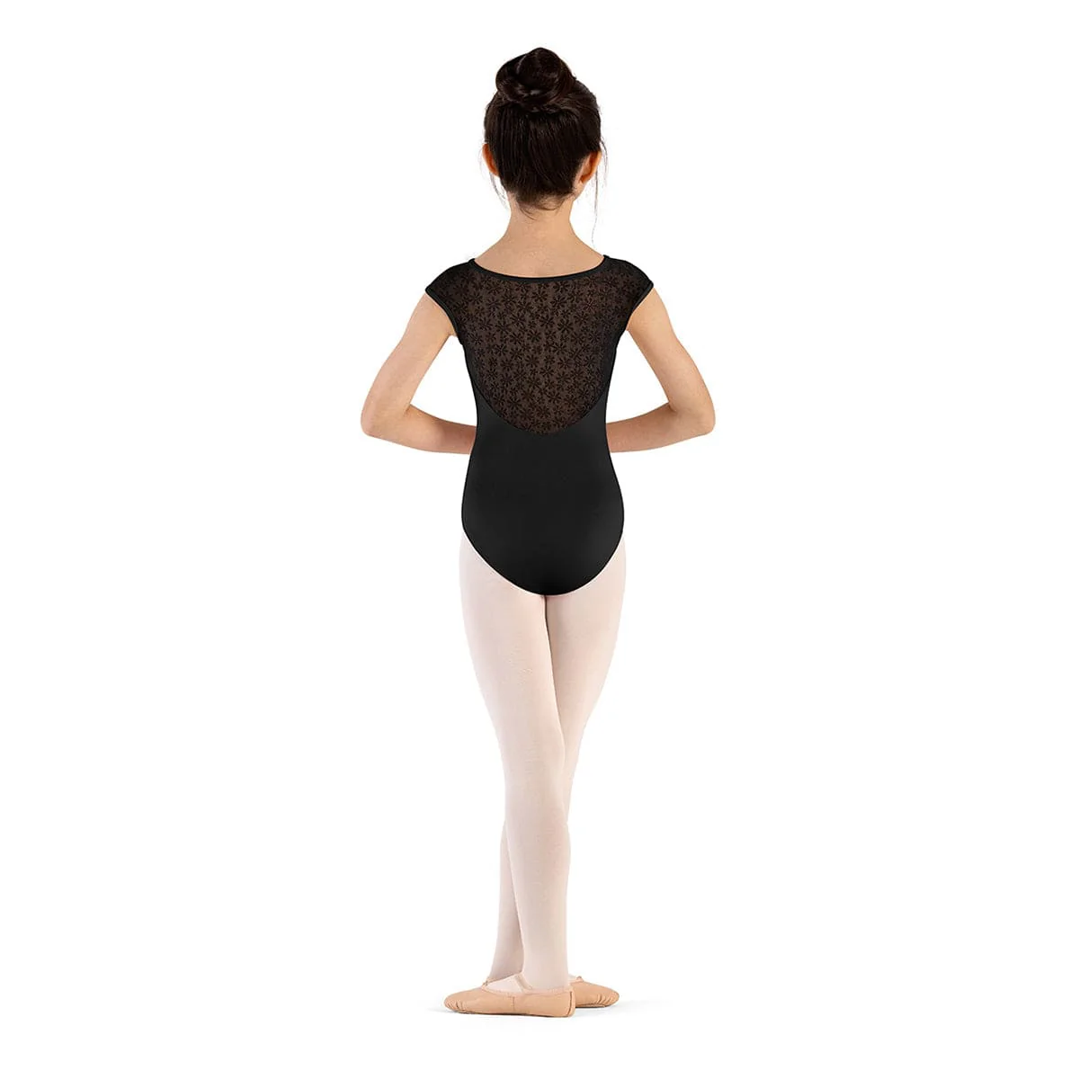 Mirella Girls Majesty Cap Sleeve Leotard - Image 2