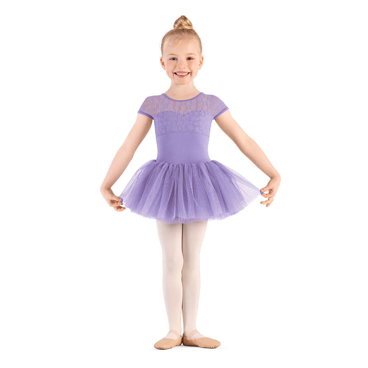 Mirella Girls Majesty Cap Sleeve Tutu Dress