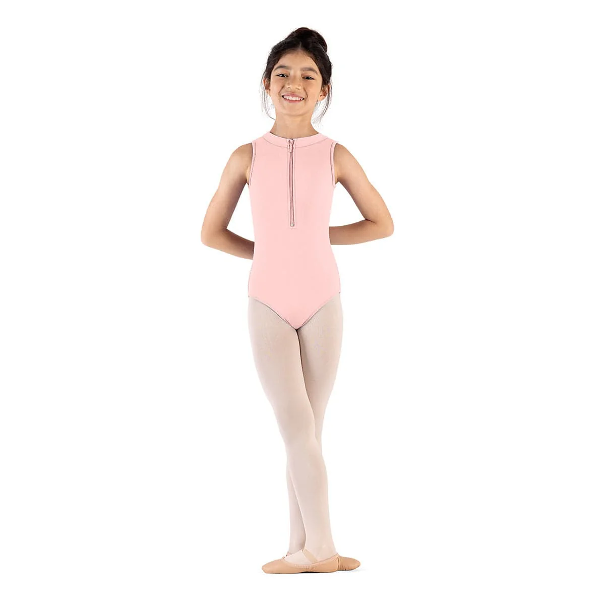 Mirella Girls Majesty Zip Front Leotard - Image 7