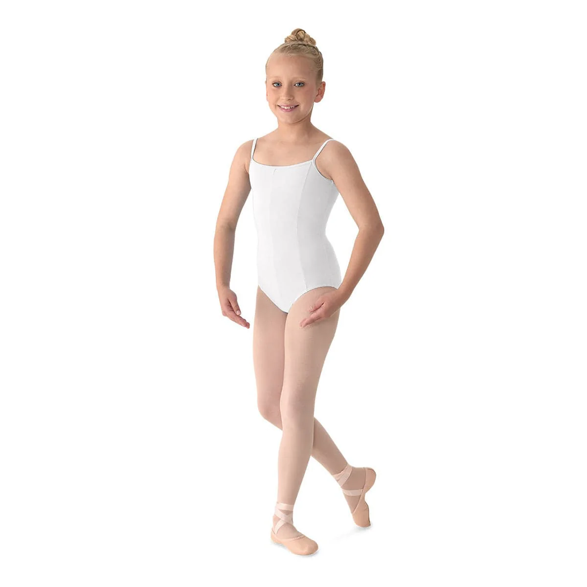 Mirella Girl's Seamed Camisole Leotard - Image 13