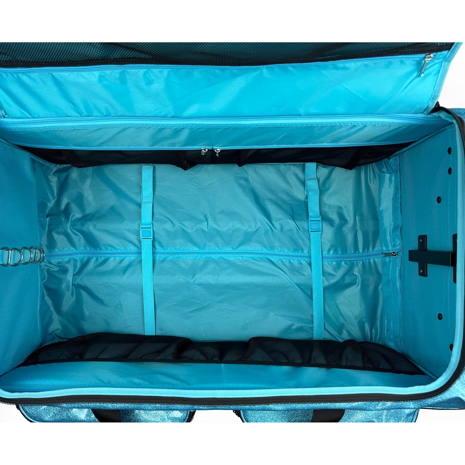 Ovation Gear Sparkle Blue 4-Wheel Performance Bag - Large - Image 5