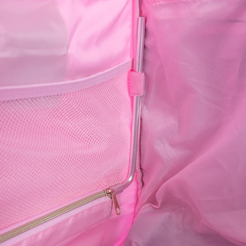 Rac n Roll Collapsible Dance Bag - Pink - Image 9