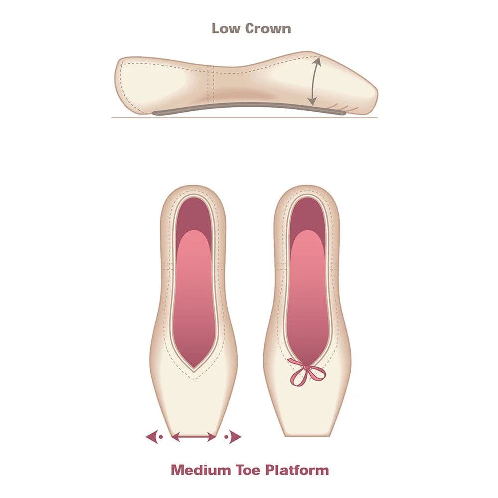 Russian Pointe Almaz V-Cut Pointe Shoes - Hard Shank - Image 3