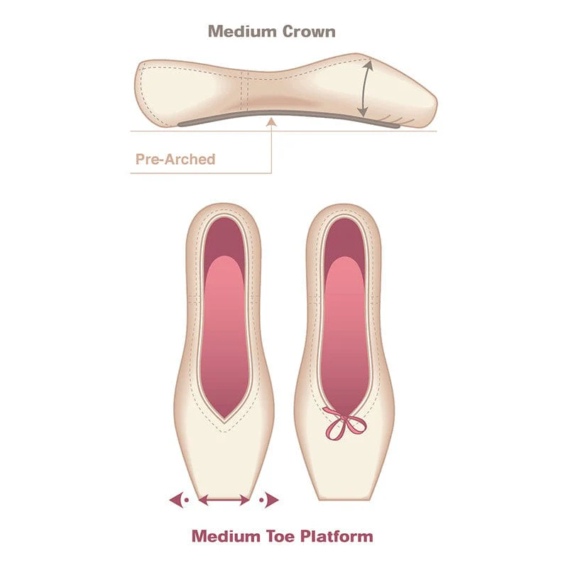 Russian Pointe Entrada Pro Pointe Shoes - U-Cut - Image 3