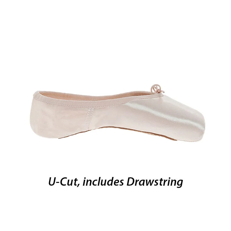 Russian Pointe Rubin U-Cut Drawstring Pointe Shoes - Hard Shank - Image 4
