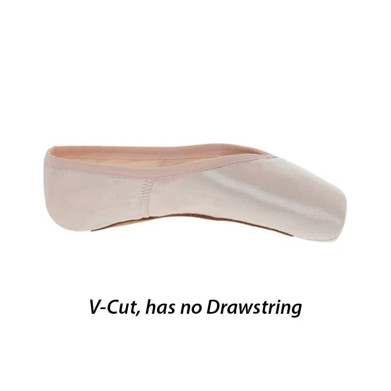 Russian Pointe Rubin V-Cut Pointe Shoes - Flexible Medium Shank - Image 4