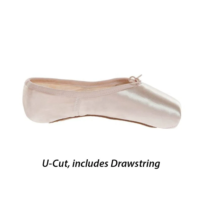Russian Pointe Sapfir U-Cut Drawstring Pointe Shoes - Flexible Medium Shank - Image 4
