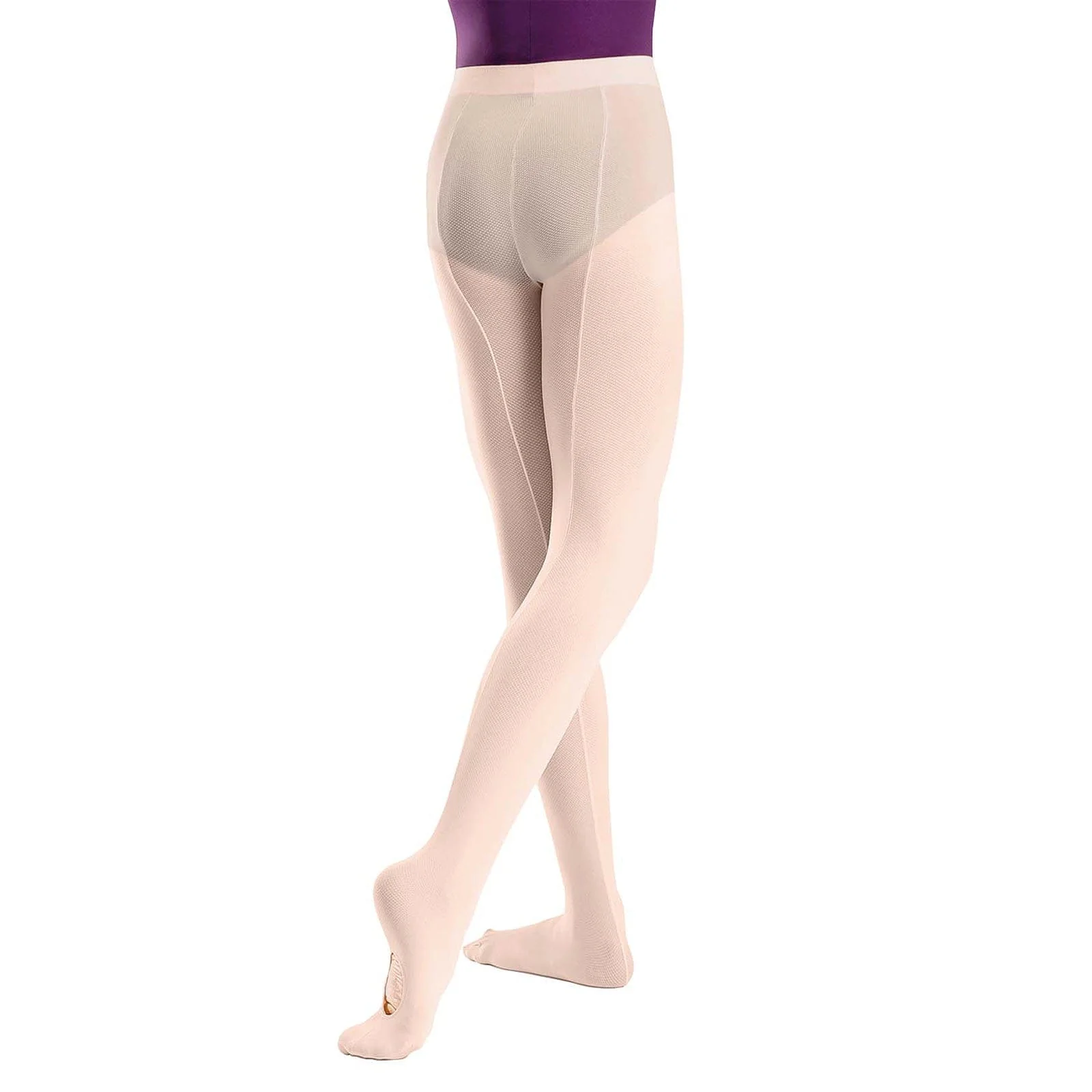 So Danca Adult Mesh Seamed Convertible Tights - Image 2