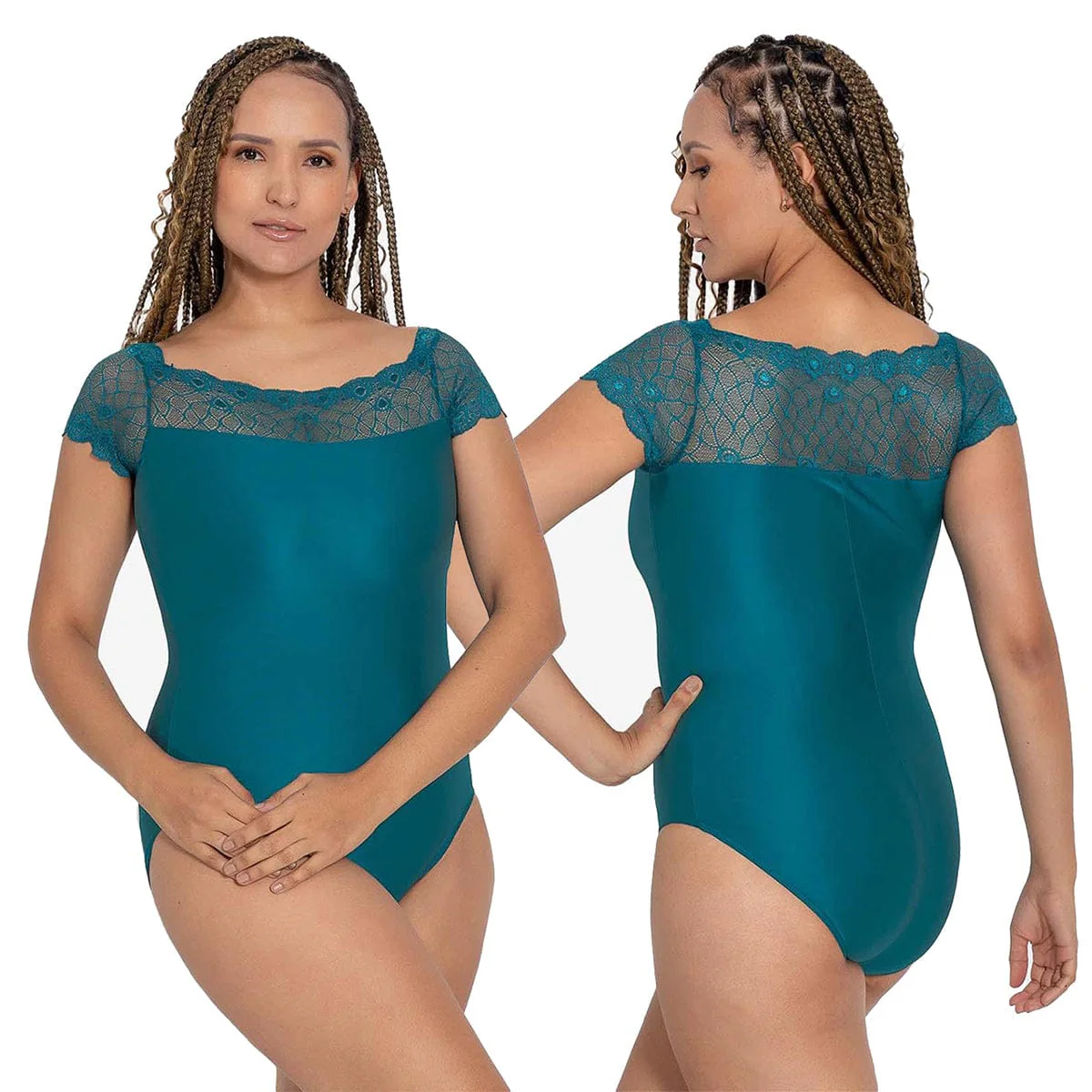 So Danca Adult Paulina Cap Sleeve Leotard - Curvy - Image 3