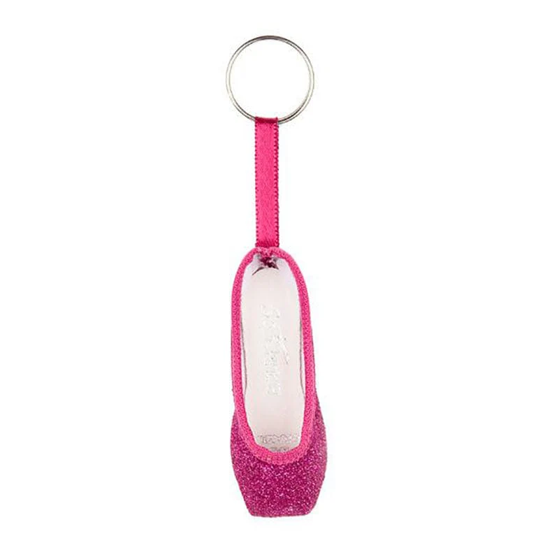 So Danca Glitter Mini Pointe Shoe Keychain - Image 4
