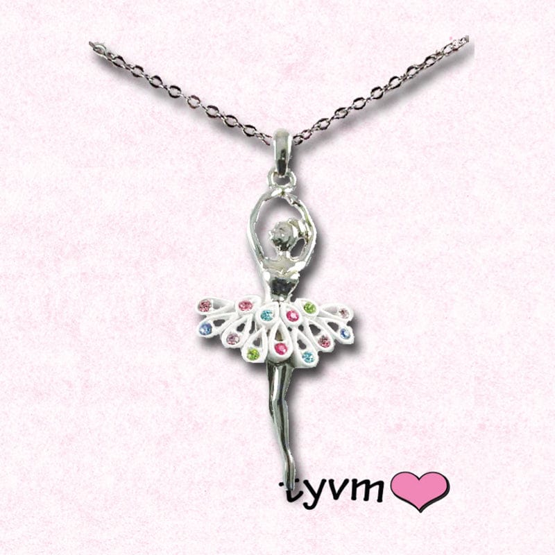 TYVM Ballerina Necklace With Crystals - Image 3
