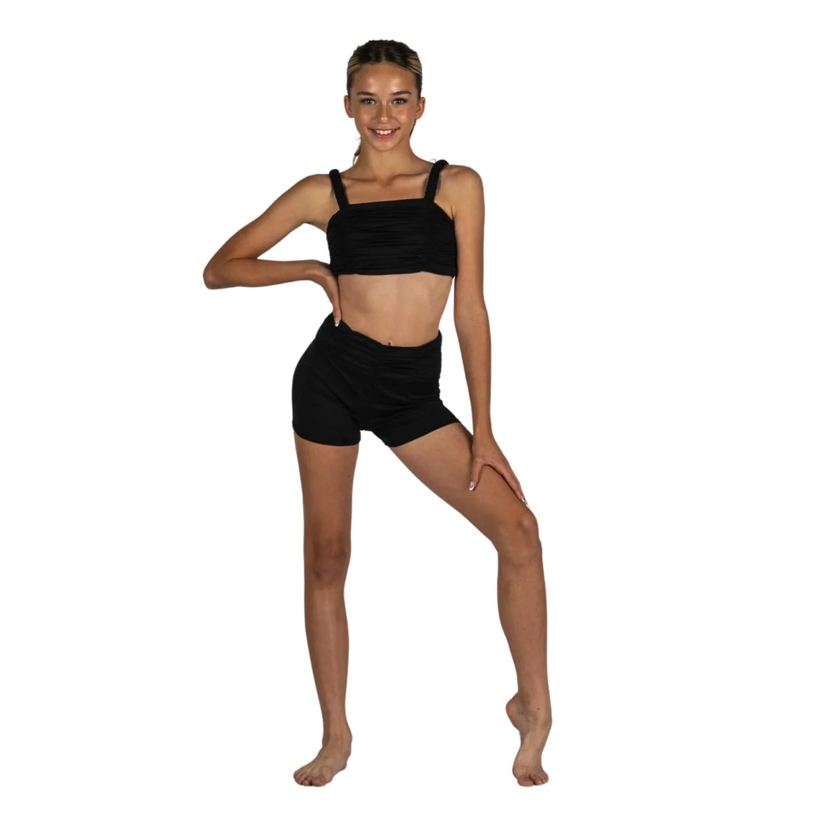 XO Dance Sassy Scrunch Top - Image 7